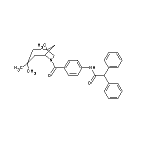ST041780 2,2-diphenyl-N-{4-[(1,3,3-trimethyl-6-azabicyclo[3.2.1]oct-6-yl)carbonyl]pheny l}acetamide
