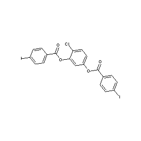 ST042112 2-chloro-5-(4-iodophenylcarbonyloxy)phenyl 4-iodobenzoate