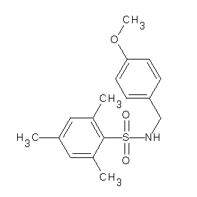 ST042489 [(4-methoxyphenyl)methyl][(2,4,6-trimethylphenyl)sulfonyl]amine