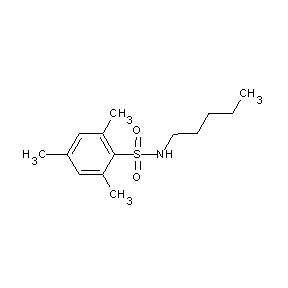 ST042496 pentyl[(2,4,6-trimethylphenyl)sulfonyl]amine