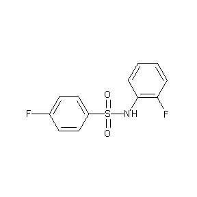 ST042504 (2-fluorophenyl)[(4-fluorophenyl)sulfonyl]amine