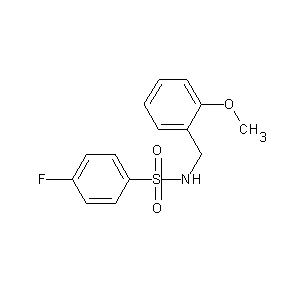 ST042507 [(4-fluorophenyl)sulfonyl][(2-methoxyphenyl)methyl]amine