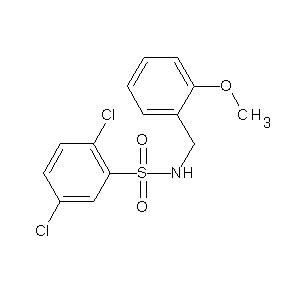 ST042526 [(2,5-dichlorophenyl)sulfonyl][(2-methoxyphenyl)methyl]amine