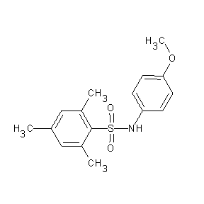 ST042603 (4-methoxyphenyl)[(2,4,6-trimethylphenyl)sulfonyl]amine