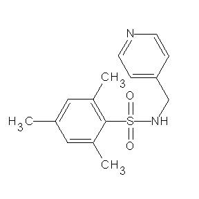 ST042650 (4-pyridylmethyl)[(2,4,6-trimethylphenyl)sulfonyl]amine