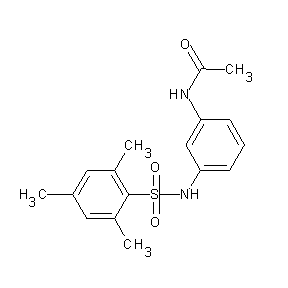 ST042715 N-(3-{[(2,4,6-trimethylphenyl)sulfonyl]amino}phenyl)acetamide