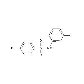ST042717 (3-fluorophenyl)[(4-fluorophenyl)sulfonyl]amine