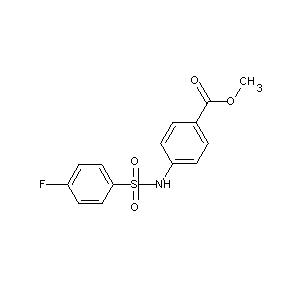 ST042718 methyl 4-{[(4-fluorophenyl)sulfonyl]amino}benzoate