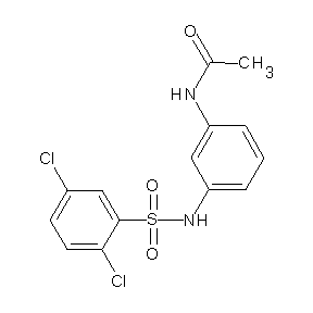 ST042729 N-(3-{[(2,5-dichlorophenyl)sulfonyl]amino}phenyl)acetamide