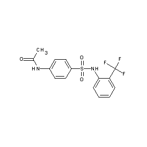 ST042735 N-[4-({[2-(trifluoromethyl)phenyl]amino}sulfonyl)phenyl]acetamide