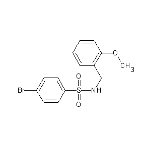 ST042909 [(4-bromophenyl)sulfonyl][(2-methoxyphenyl)methyl]amine
