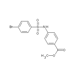 ST042922 methyl 4-{[(4-bromophenyl)sulfonyl]amino}benzoate