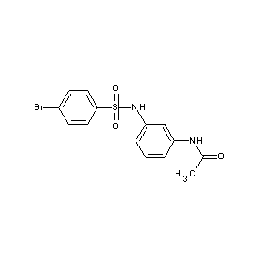 ST042923 N-(3-{[(4-bromophenyl)sulfonyl]amino}phenyl)acetamide