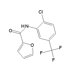 ST043033 N-[2-chloro-5-(trifluoromethyl)phenyl]-2-furylcarboxamide