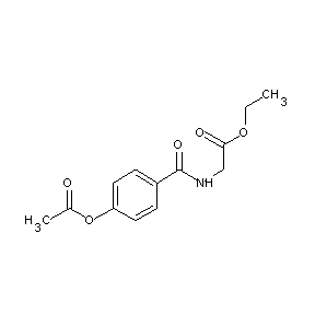 ST043095 ethyl 2-[(4-acetyloxyphenyl)carbonylamino]acetate