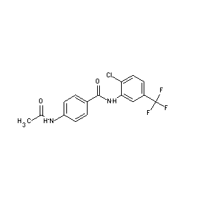 ST043104 N-(4-{N-[2-chloro-5-(trifluoromethyl)phenyl]carbamoyl}phenyl)acetamide