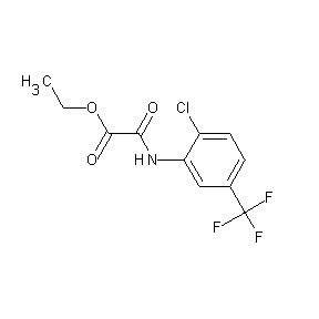 ST043328 ethyl {N-[2-chloro-5-(trifluoromethyl)phenyl]carbamoyl}formate