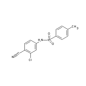 ST043436 2-chloro-4-{[(4-methylphenyl)sulfonyl]amino}benzenecarbonitrile