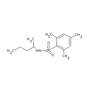 ST043496 (methylbutyl)[(2,4,6-trimethylphenyl)sulfonyl]amine