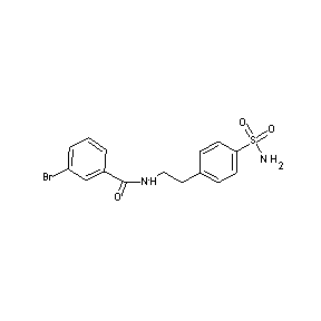 ST044045 (3-bromophenyl)-N-[2-(4-sulfamoylphenyl)ethyl]carboxamide