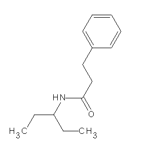 ST044251 N-(ethylpropyl)-3-phenylpropanamide