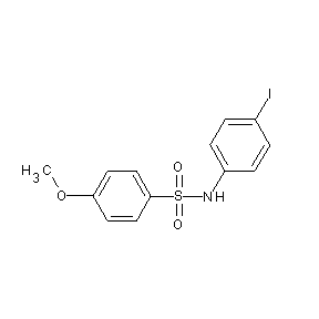 ST044545 (4-iodophenyl)[(4-methoxyphenyl)sulfonyl]amine