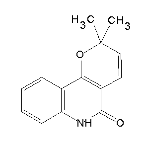 ST044783 Flindersine: 5H-Pyrano[3,2-c]quinolin-5-one,2,6-dihydro-2,2-dimethyl