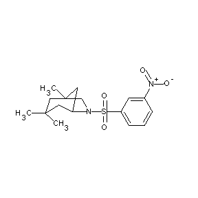 ST045062 3-nitro-1-[(1,3,3-trimethyl-6-azabicyclo[3.2.1]oct-6-yl)sulfonyl]benzene