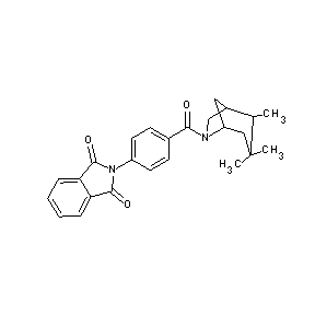 ST047271 2-{4-[(2,3,3-trimethyl-6-azabicyclo[3.2.1]oct-6-yl)carbonyl]phenyl}benzo[c]azo lidine-1,3-dione