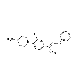 ST049918 {(1E)-2-[3-fluoro-4-(4-methylpiperazinyl)phenyl]-1-azaprop-1-enyl}phenylamine
