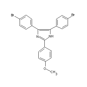 ST050312 4-[4,5-bis(4-bromophenyl)imidazol-2-yl]-1-methoxybenzene