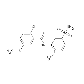ST050811 (2-chloro-5-methylthiophenyl)-N-(6-methyl-3-sulfamoylphenyl)carboxamide