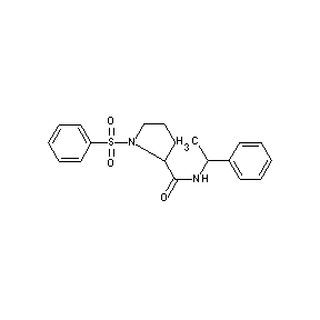 ST050935 N-(phenylethyl)[1-(phenylsulfonyl)pyrrolidin-2-yl]carboxamide