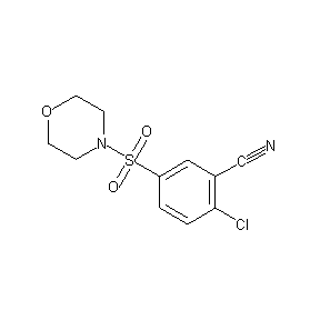 ST050994 2-chloro-5-(morpholin-4-ylsulfonyl)benzenecarbonitrile