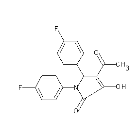 ST051030 3-acetyl-1,2-bis(4-fluorophenyl)-4-hydroxy-5-oxo-3-pyrroline