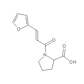 ST051609 1-((2E)-3-(2-furyl)prop-2-enoyl)pyrrolidine-2-carboxylic acid