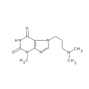 ST051790 7-[3-(dimethylamino)propyl]-3-methyl-1,3,7-trihydropurine-2,6-dione