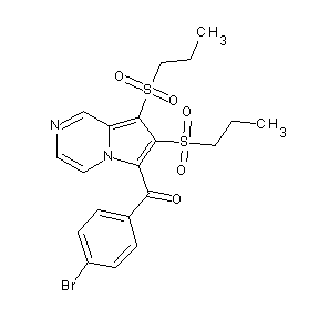 ST052038 7,8-bis(propylsulfonyl)(5-hydropyrrolo[1,5-a]pyrazin-6-yl) 4-bromophenyl keton e