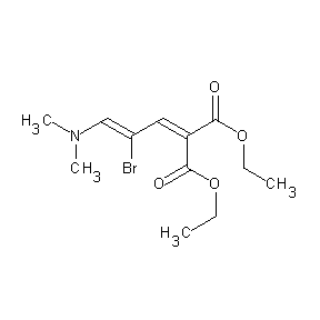 ST052137 diethyl 2-[(2Z)-3-(dimethylamino)-2-bromoprop-2-enylidene]propane-1,3-dioate