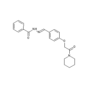 ST052533 N-{(1E)-2-[4-(2-oxo-2-piperidylethoxy)phenyl]-1-azavinyl}benzamide