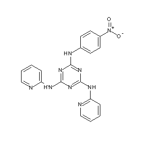 ST053532 [4,6-bis(2-pyridylamino)(1,3,5-triazin-2-yl)](4-nitrophenyl)amine