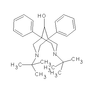ST053608 3,7-bis(tert-butyl)-1,5-diphenyl-3,7-diazabicyclo[3.3.1]nonan-9-ol
