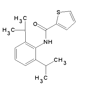 ST053639 N-[2,6-bis(methylethyl)phenyl]-2-thienylcarboxamide