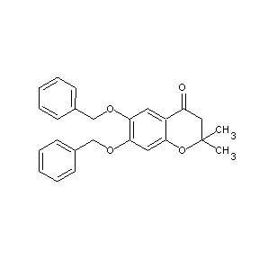 ST054328 6,7-bis(phenylmethoxy)-2,2-dimethylchroman-4-one
