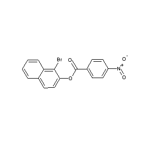 ST054534 1-bromo-2-naphthyl 4-nitrobenzoate