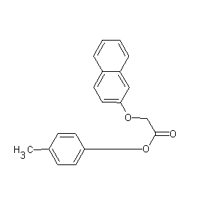 ST054560 4-methylphenyl 2-(2-naphthyloxy)acetate