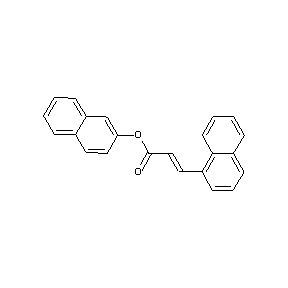 ST054662 2-naphthyl (2E)-3-naphthylprop-2-enoate