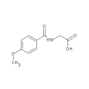 ST055066 2-[(4-methoxyphenyl)carbonylamino]acetic acid