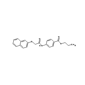 ST055124 propyl 4-(2-(2-naphthyloxy)acetylamino)benzoate