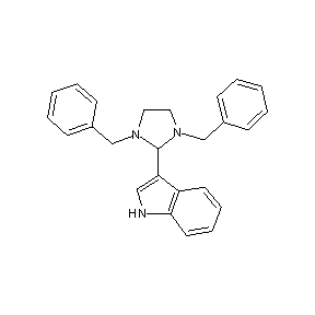 ST055328 1,3-bisbenzyl-2-indol-3-ylimidazolidine